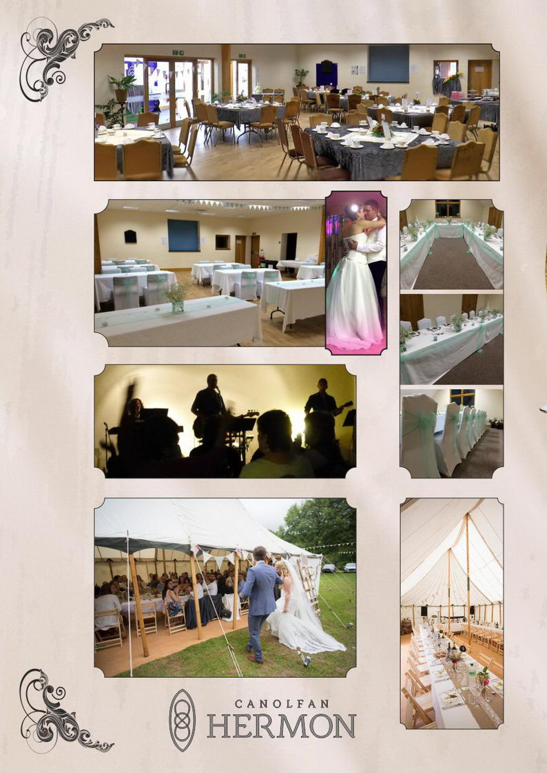 Weddings at Canolfan Hermon ~ Priodasau yn Canolfan Hermon ~ a look inside